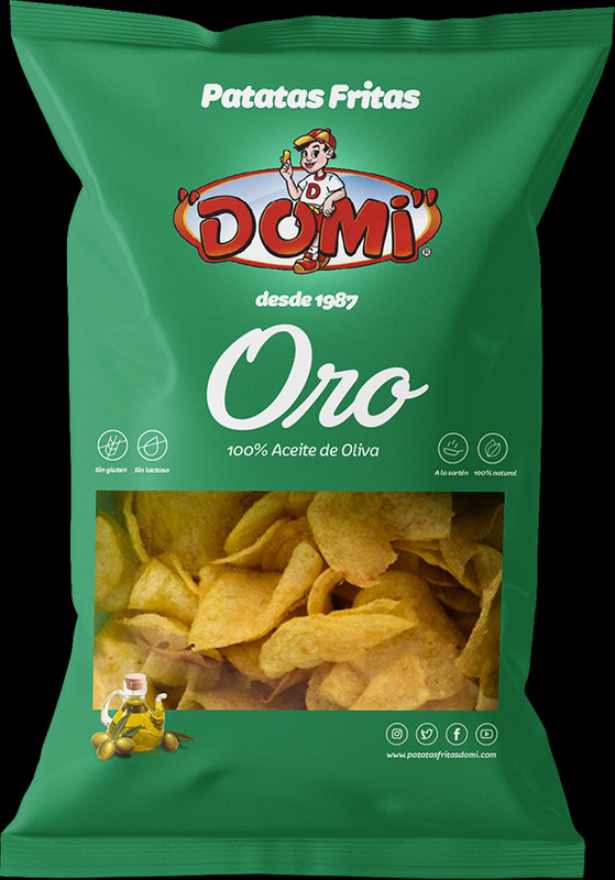 Patatas fritas en aceite de oliva DOMI - ORO