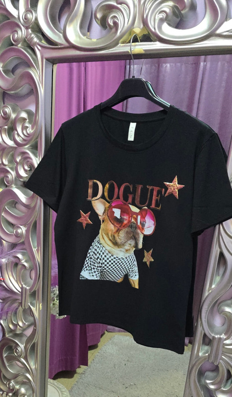 Camiseta dogue negra