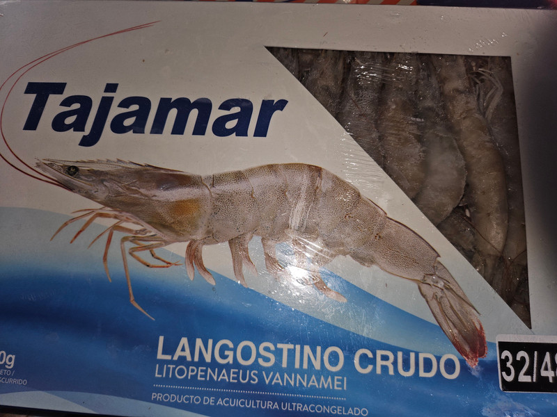 Langostino crudo