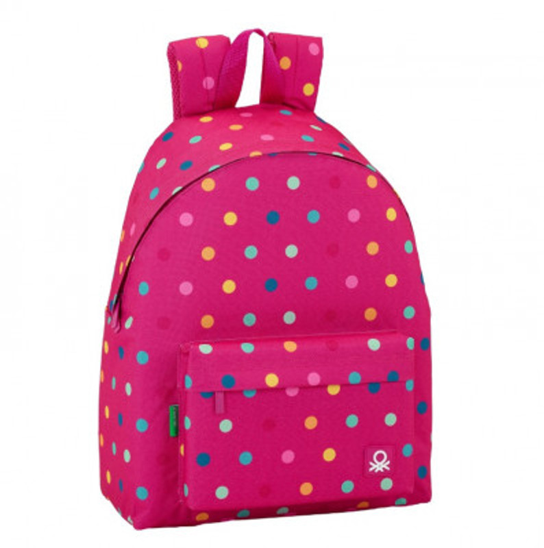 Mochila Rosa Urban Girl Benetton